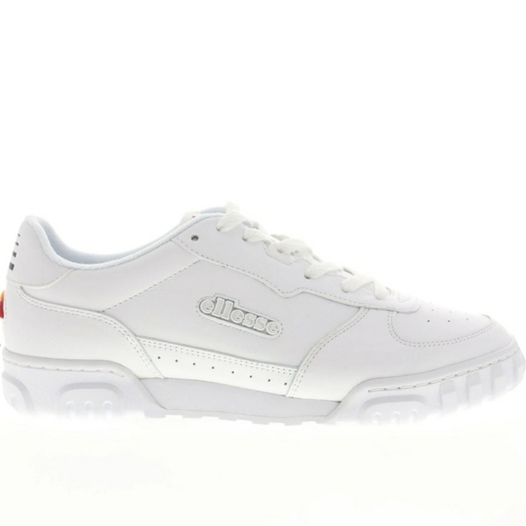 ELLESSE TANKER LO 6-13670 MENS WHITE LEATHER LOW TOP LIFESTYLE SNEAKERS … - Picture 1 of 9